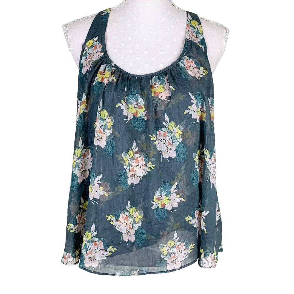 Kimchi‎ Blue Floral Tank Top S Urban Outfitters